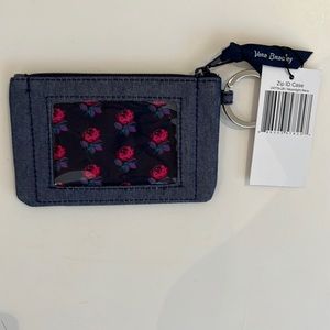 Denim Vera Bradley Zip Id Case